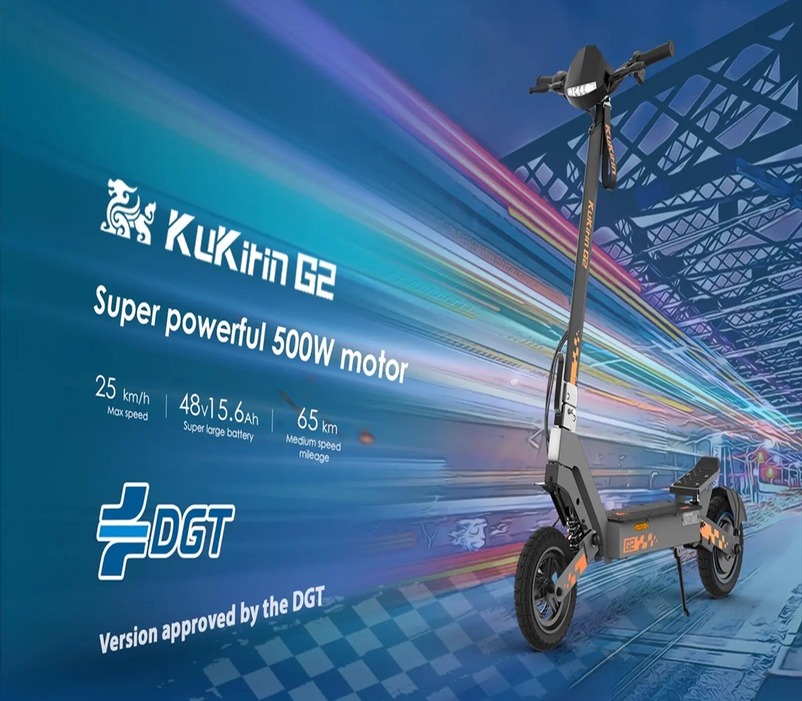Kukirin G2 VMP patinete electrico 25 km/h larga autonomia 4/15