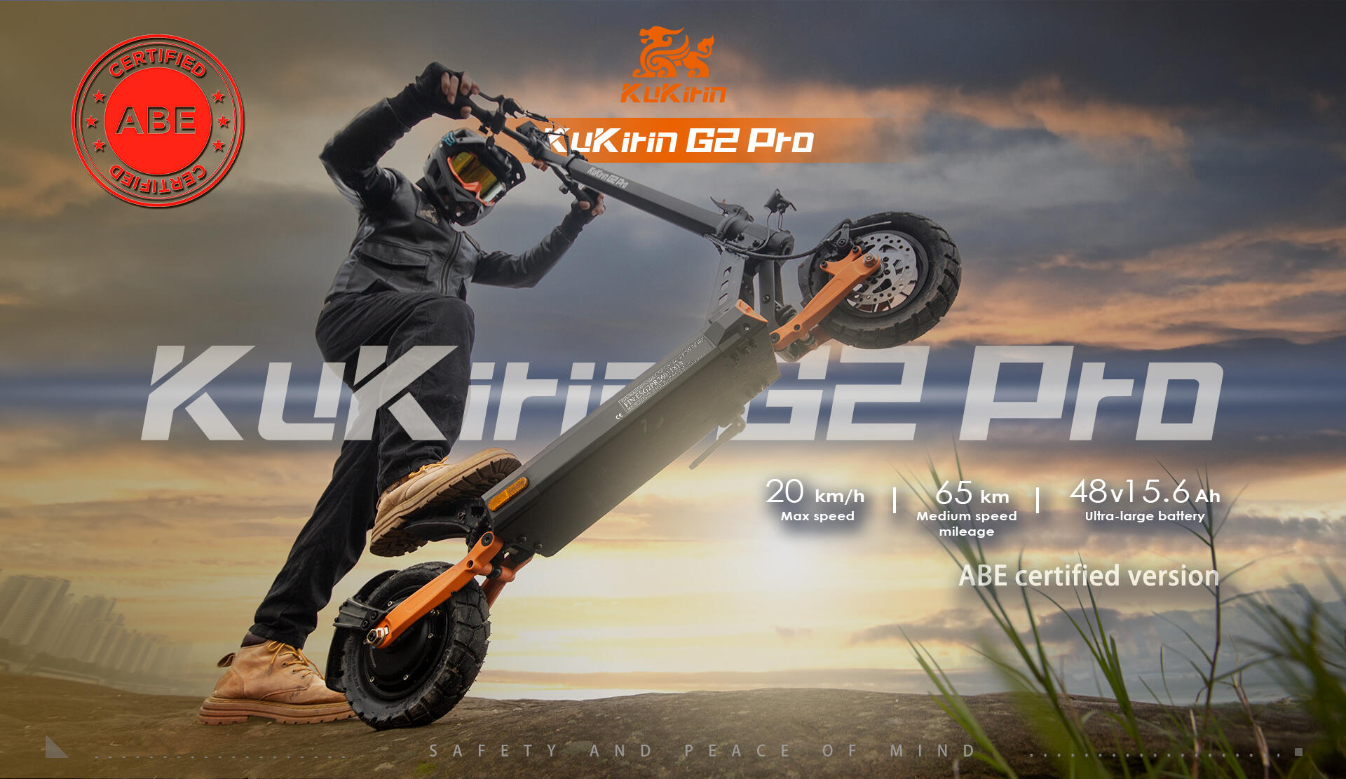 KuKirin G2 PRO ABE trottinette electrique 20 km/h longue autonomie 3/15