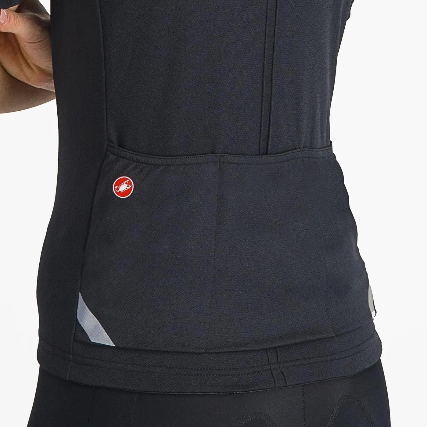 Maillot Manches Courtes Femme Castelli Anima 4 Noir 4/5