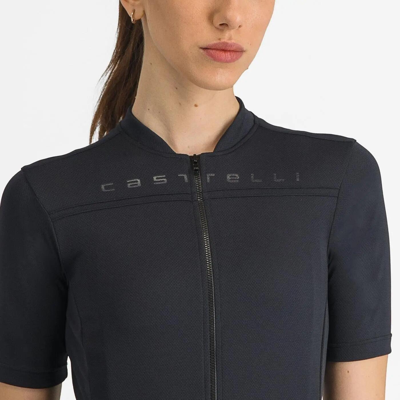 Maillot Manches Courtes Femme Castelli Anima 4 Noir 3/5