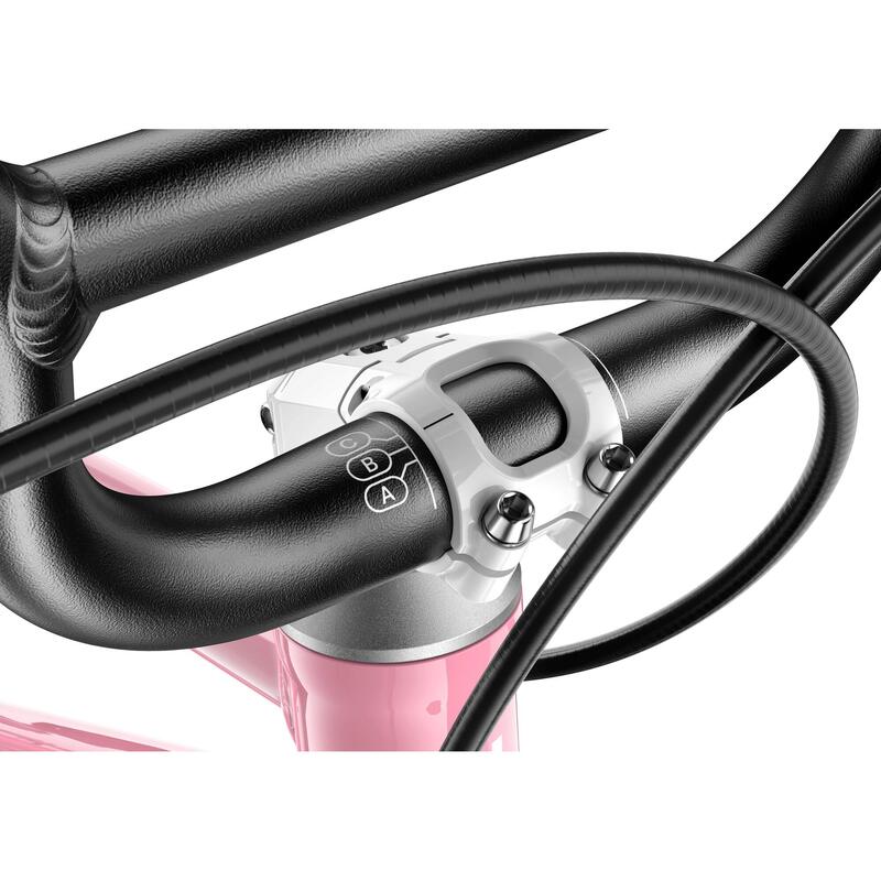 Bicicleta copii Woom 2 Go cu roti 14" roz pudra (powder pink)