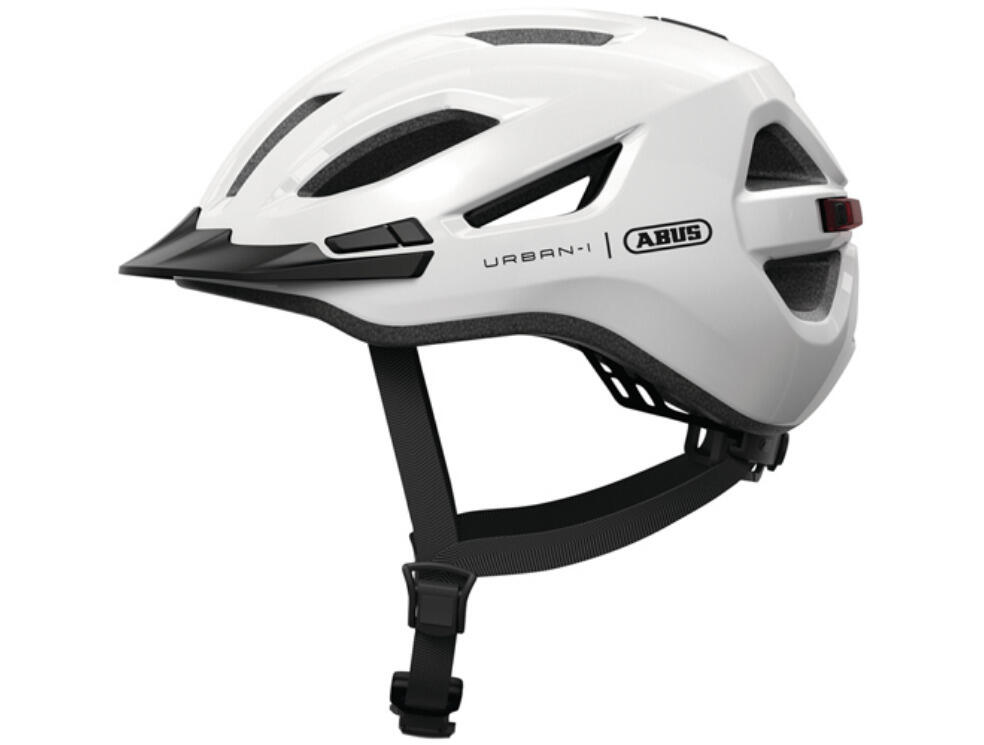 Kask rekreacyjny „Urban-I 4.0”, błyszczący biały