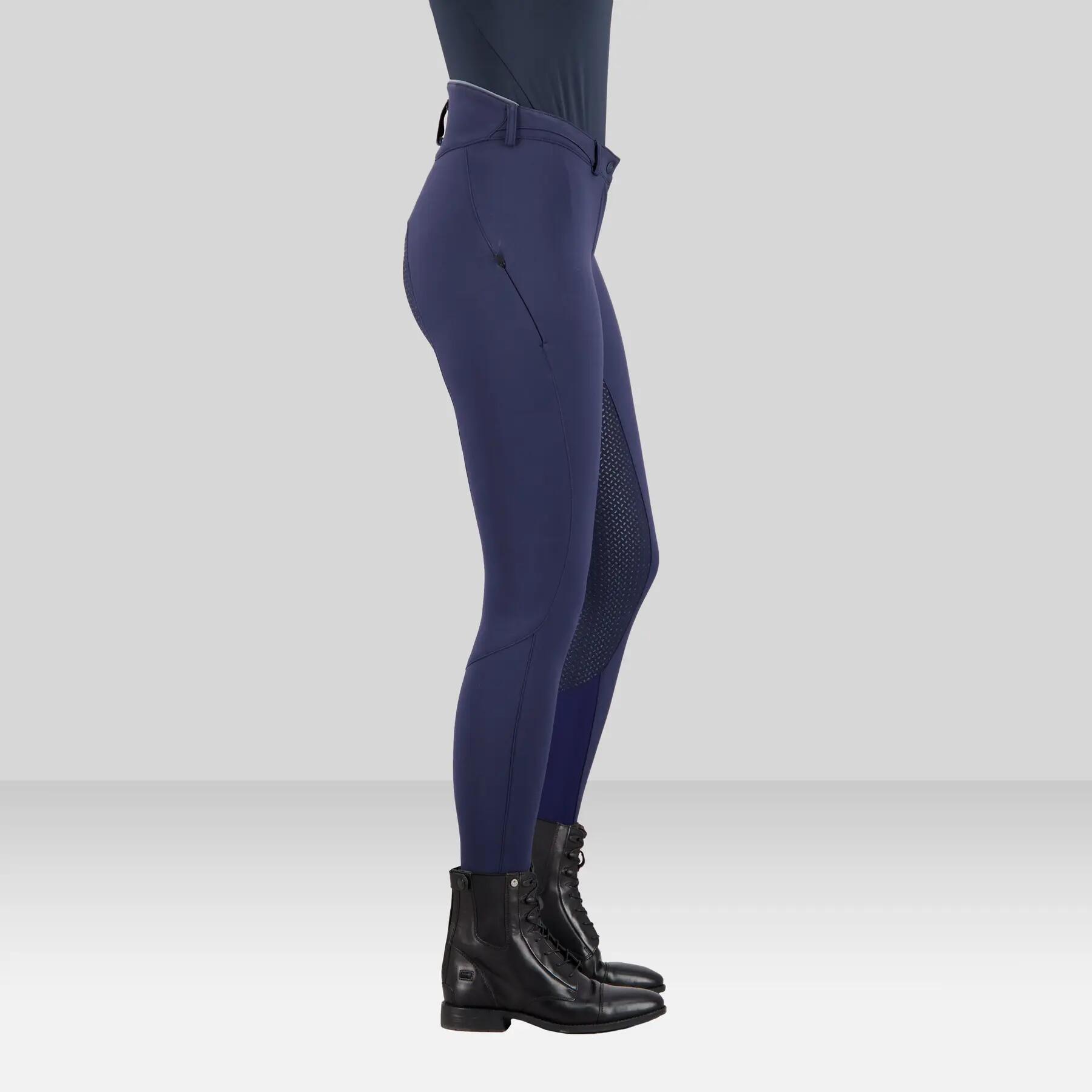 Pantalon équitation full grip femme Euro-Star Snow Queen 4/4
