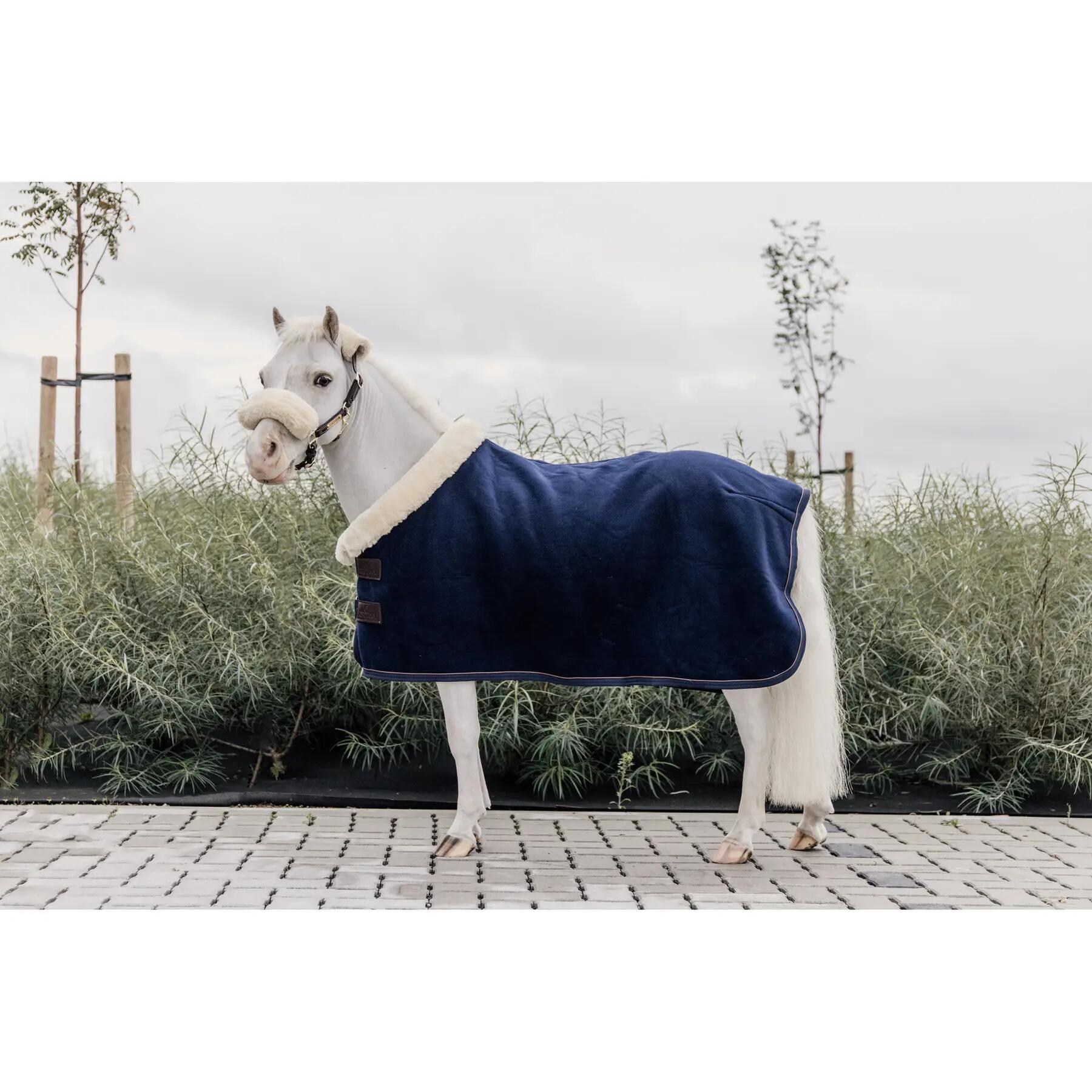 Zweetdeken show fleece 'heavy' navy 80-4'0 2/5