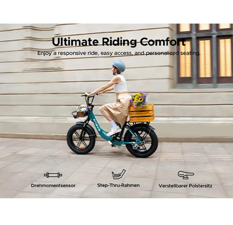 ENGWE-L20 Boost bicicleta eletrica urbana longa autonomia 7/10