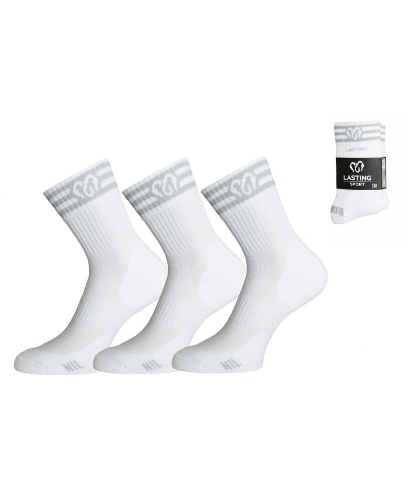Unisex - Ciclismo - Calcetines - cómodos, duraderos - LASTING - blanco 1/1