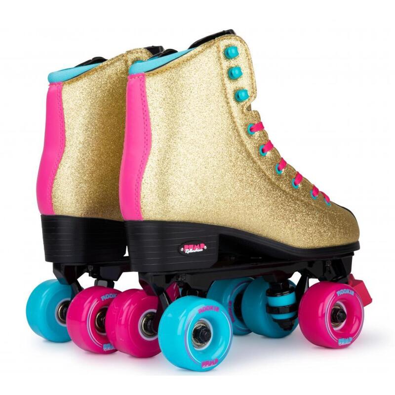 Roller Quad Bump Rollerdisco goud-38