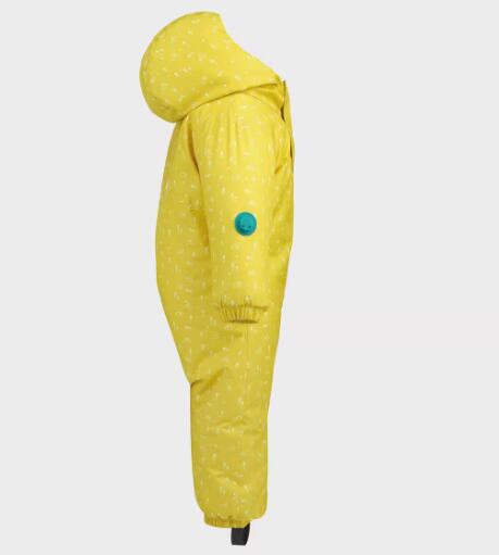 Segunda Vida - Fato de ski bebé quente 500 amarelo 2-3 Anos - Muito Bom 4/4