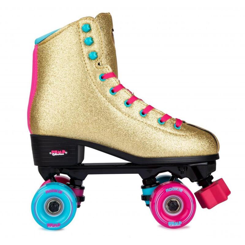 Roller Quad Bump Rollerdisco goud-38