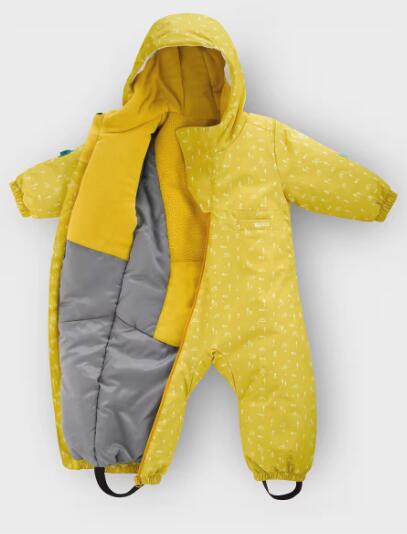 Segunda Vida - Fato de ski bebé quente 500 amarelo 2-3 Anos - Muito Bom 2/4