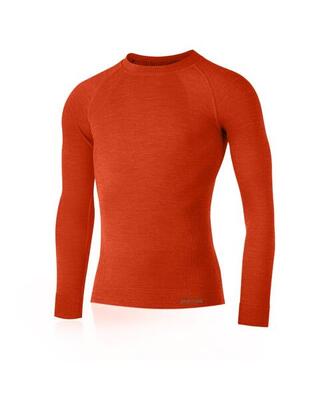 Maglia termica uomo ciclismo maniche lunghe senza cuciture 93% lana MAPOL