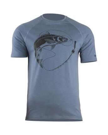 Merino thermoshirt voor heren SALMON