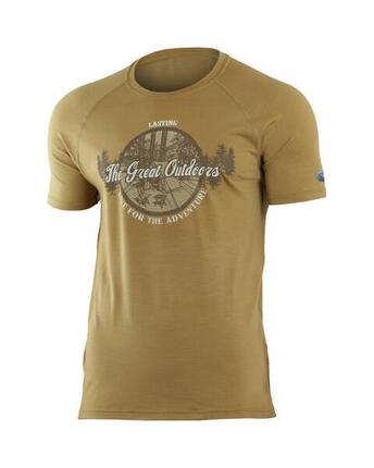 Homme - Cyclisme - Maillot de corps à manches courtes - Mérinos, léger - LUCAS