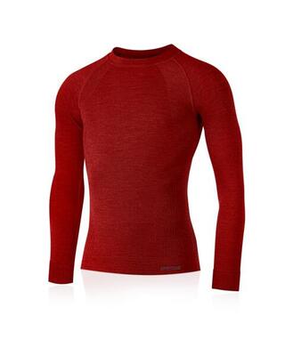 Maglia termica uomo ciclismo maniche lunghe senza cuciture 93% lana MAPOL