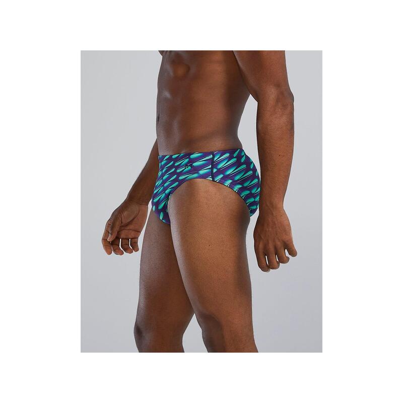 Slip înot TYR Dragonflyte - verde/bleumarin | rezistent clor