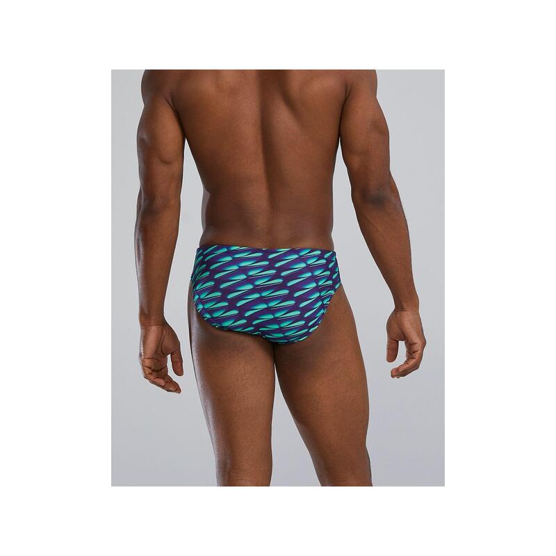 Slip înot TYR Dragonflyte - verde/bleumarin | rezistent clor