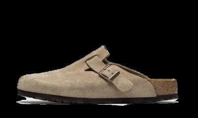 Schoenen - vrije tijd - unisex - boston - zacht voetbed, suède - suede taupe