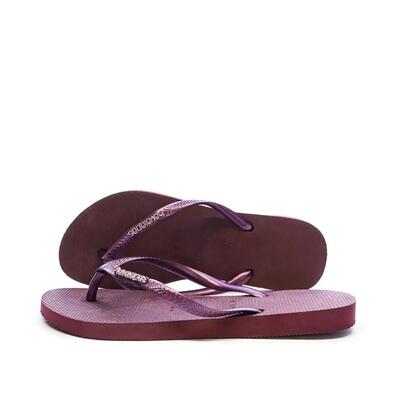 Infradito Havaianas Slim Logo Viola da Donna