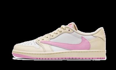 Schoenen 1 retro low og sp travis scott shy pink