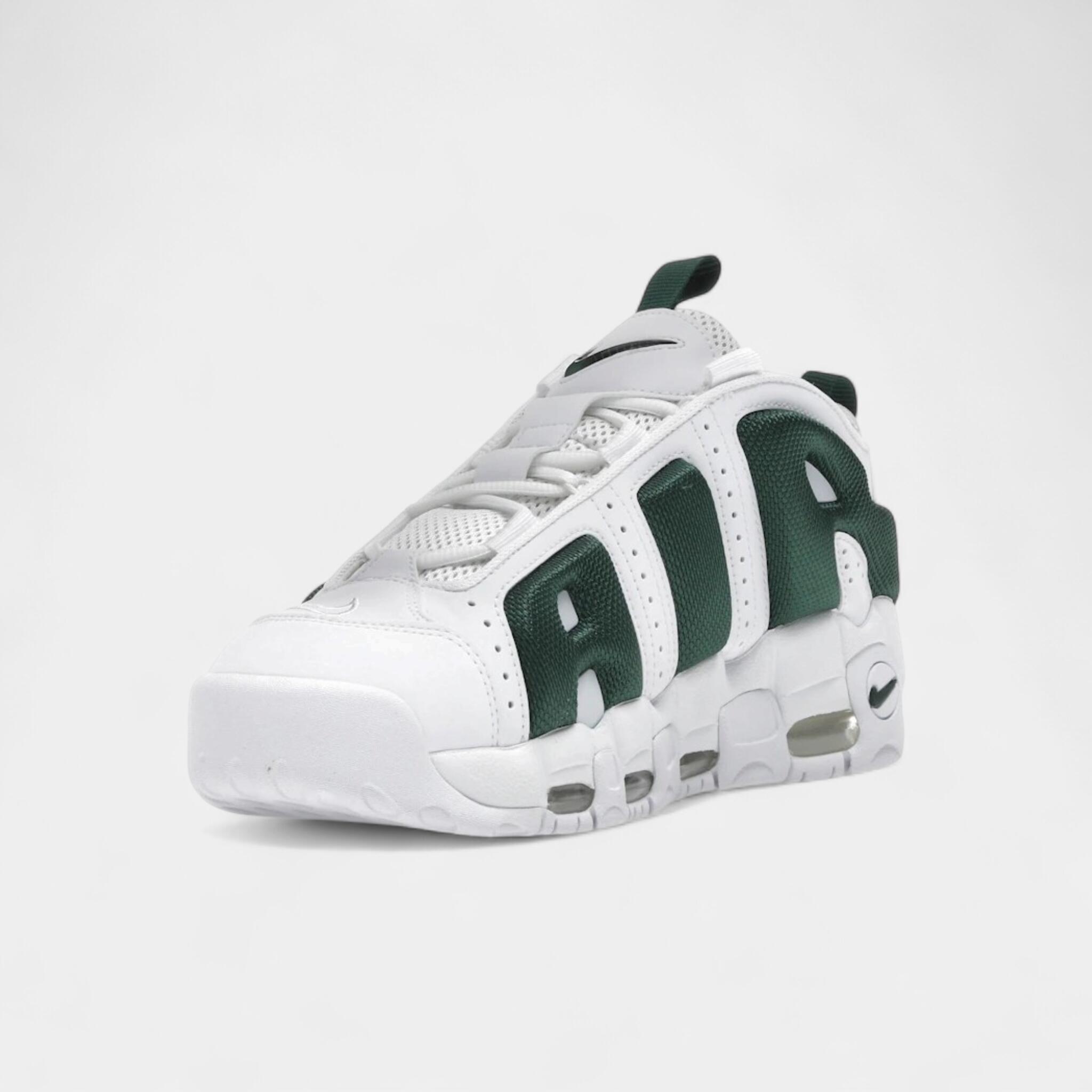 Nike Air More Uptempo Low White Fir 3/4