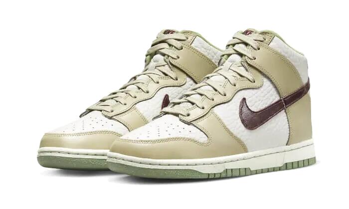 Schuhe - lifestyle - hohe schuhe - dunk high - weiß/tan 2/3