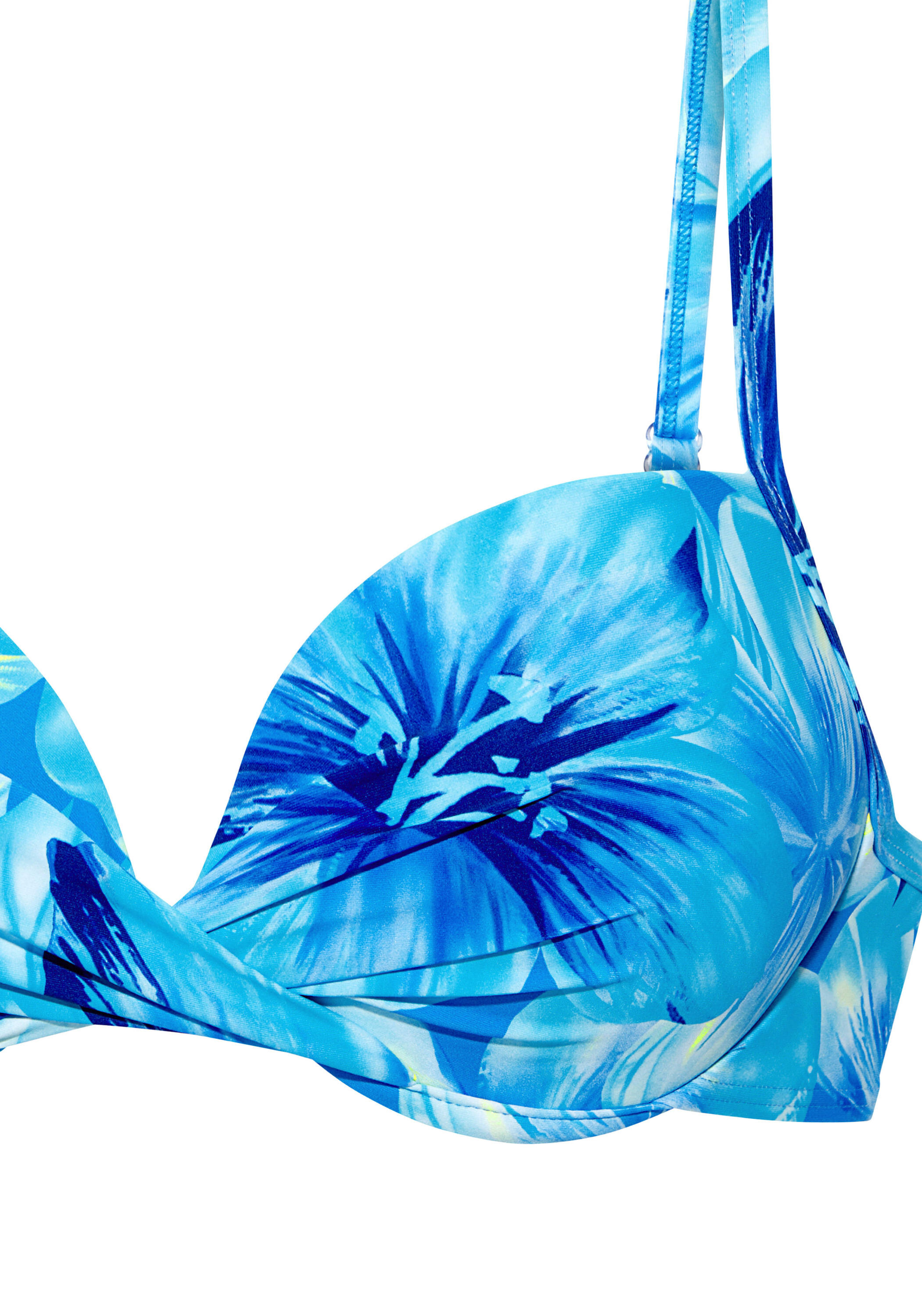 Damen Push-Up-Bikini-Top 3/4