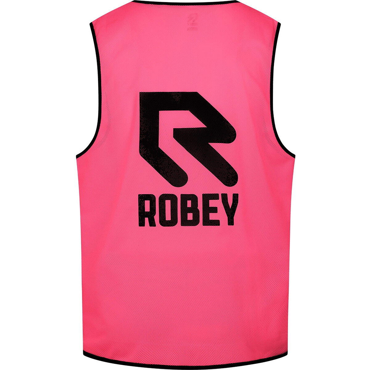 Chasuble - sports d'équipe - unisexe - sans manches - robey - rose fluo/noir 2/2