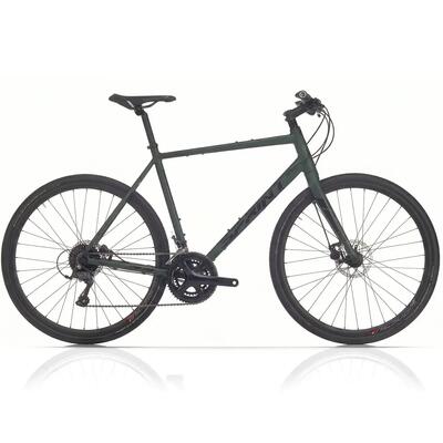 28" heren gravel bike whisper urban plus flatbar fiets 2 x 9 versnellingen