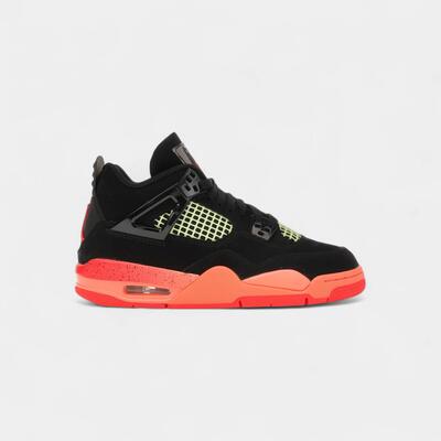 Jordan 4 retro black infrared barely volt (gs)