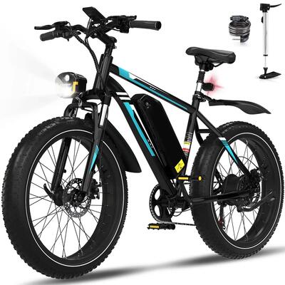 Elektrische fatbike 26" x 4.0 250w 48v 15ah afneembare accu