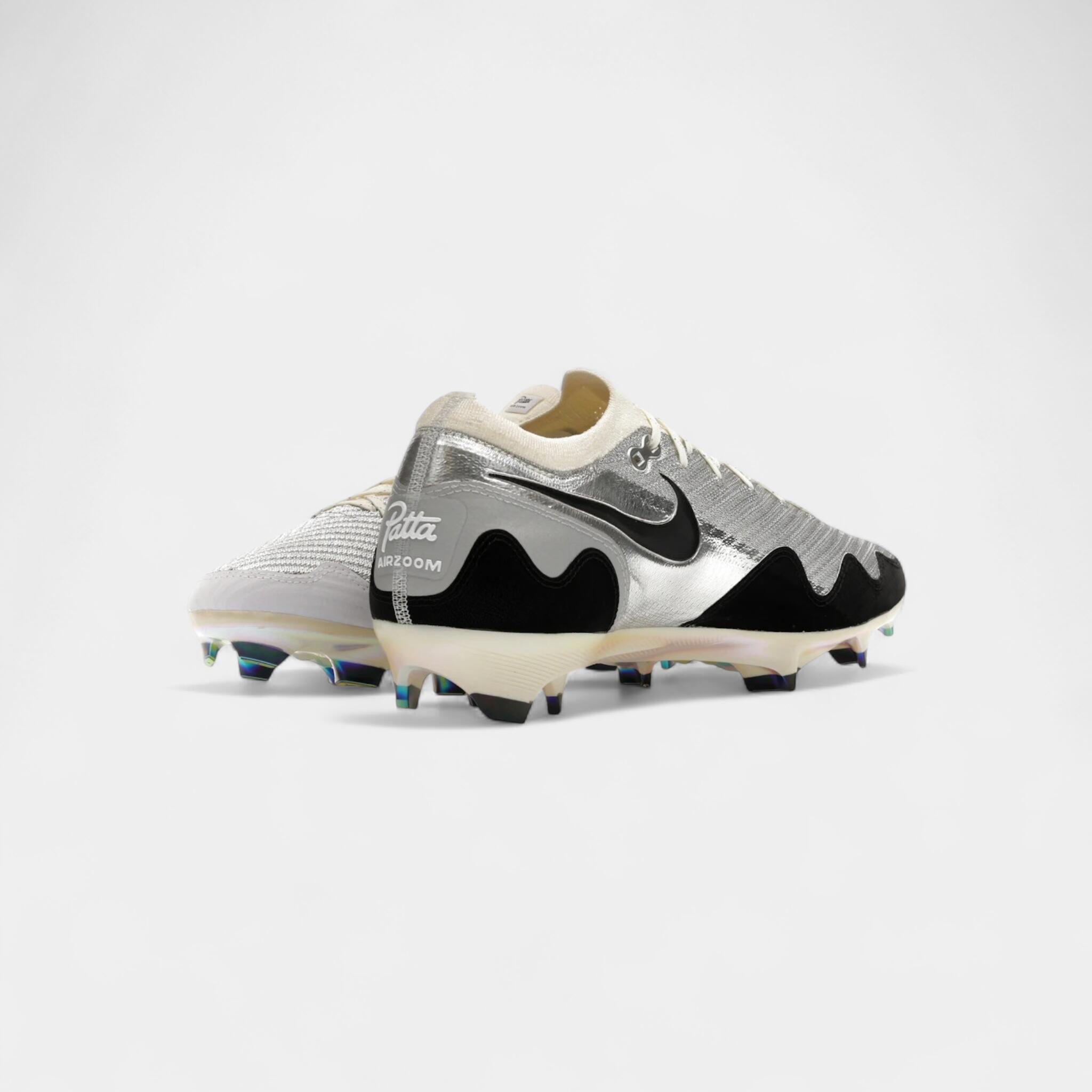 Nike Mercurial Vapor 16 Elite Patta Chrome White Black 3/4