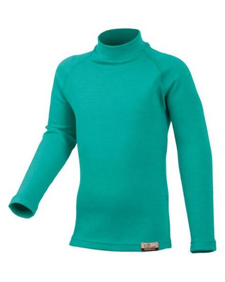 Enfants - Cyclisme - Chaussettes - Laine mérinos, épaisses, cheville - turquoise