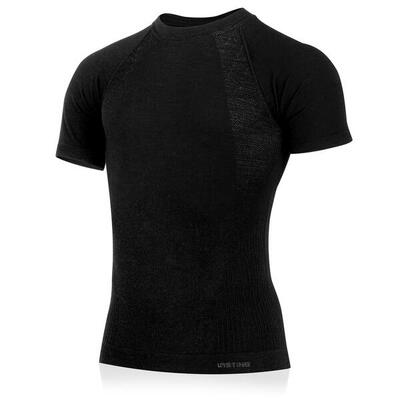 Maglia intima uomo ciclismo manica corta senza cuciture 93% lana MABEL