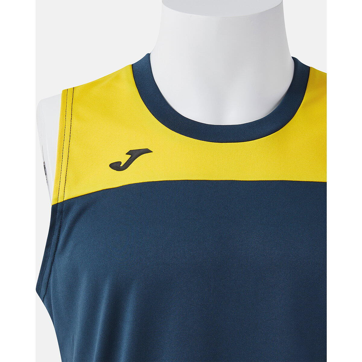 Joma Phoenix III Basketbalshirt Heren - Marine / Geel 3/5