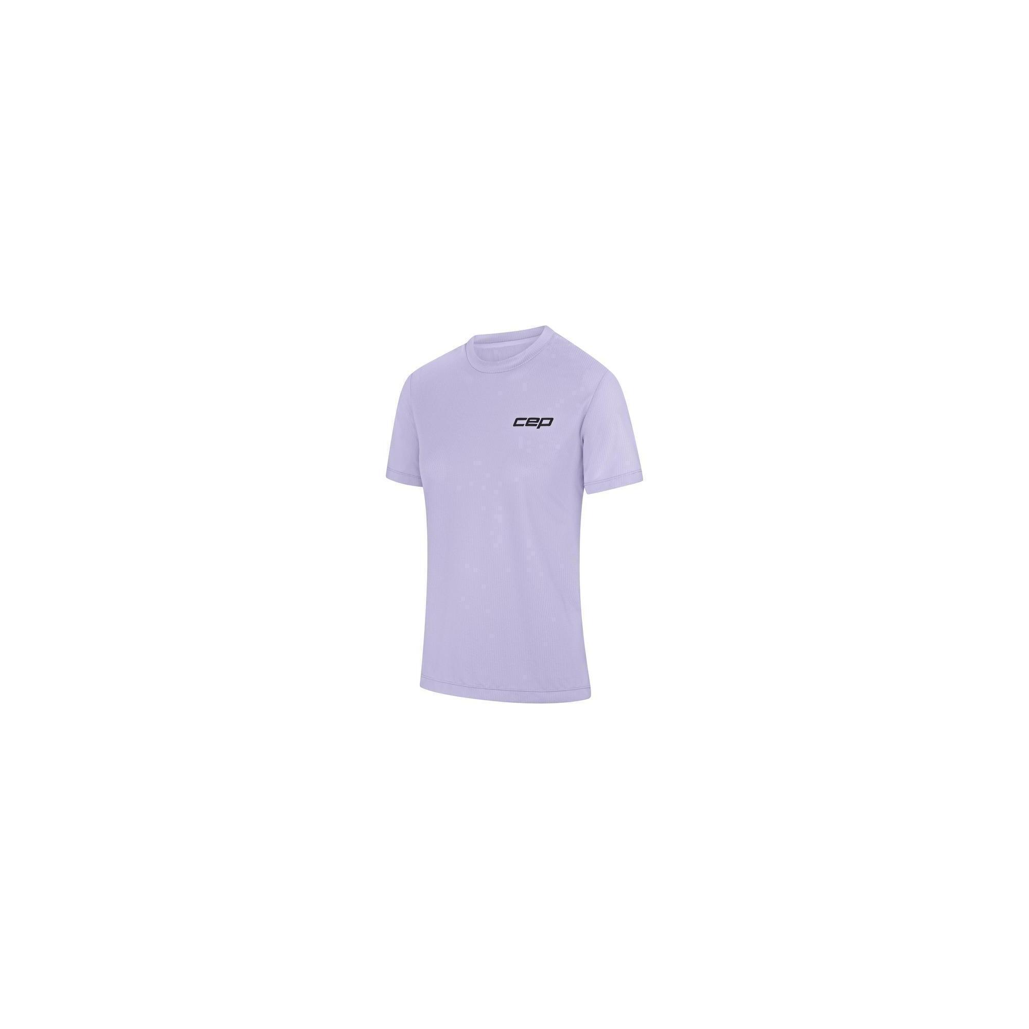 Tricou tehnic - run shirt short sleeve - lilac