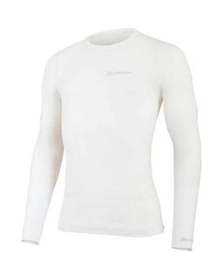 Homme - Cyclisme - Sous-vêtement manches longues sans couture - ions argent