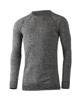 Uomo - Ciclismo - Maglia termica a maniche lunghe senza cuciture ioni d'argento