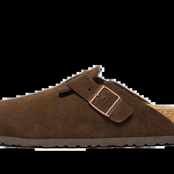 Unisex clog - soft footbed suede - Boston Mocca Brown