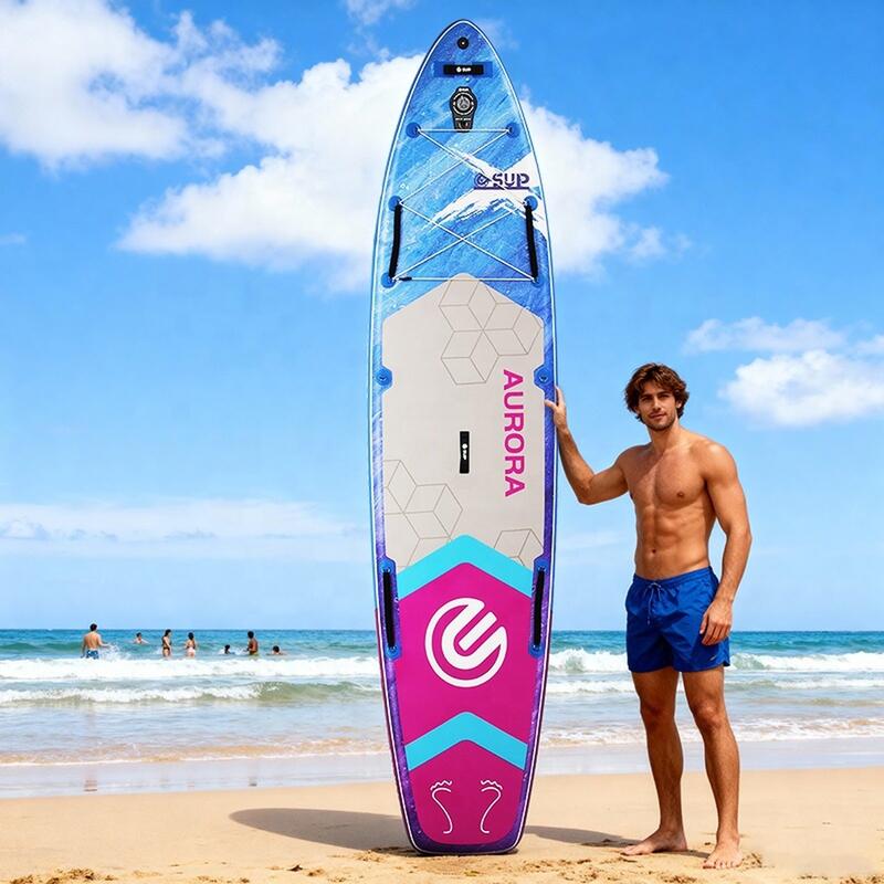 Placă SUP Gonflabilă Aurora Borealis Mov 350 cm,Set Complet (Paddleboard)