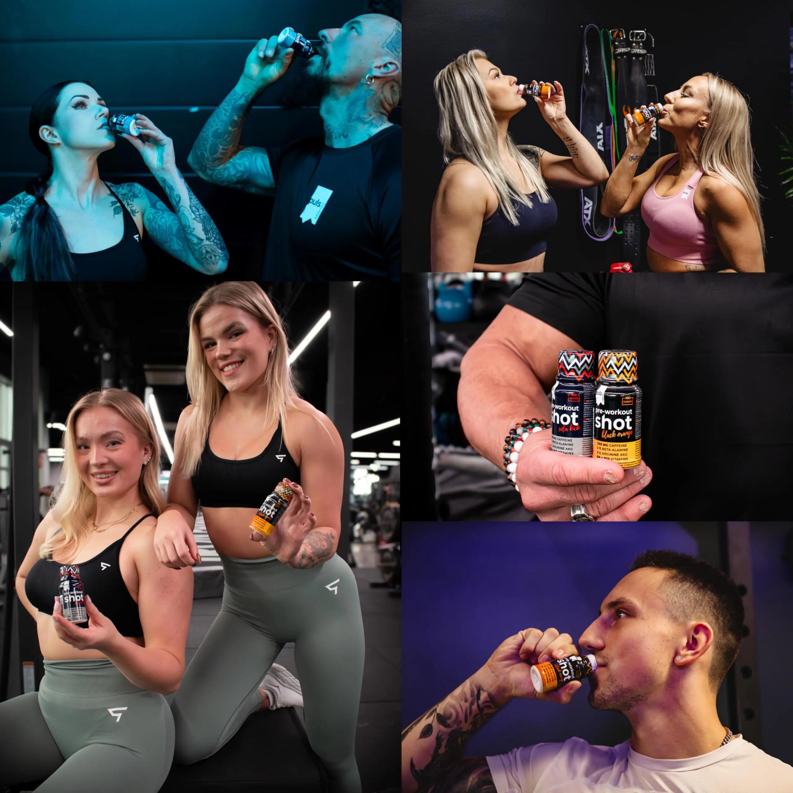 Pre-workoutshot Cola Kick 12 x 60 ml – Booster met 200 mg cafeïne 7/7