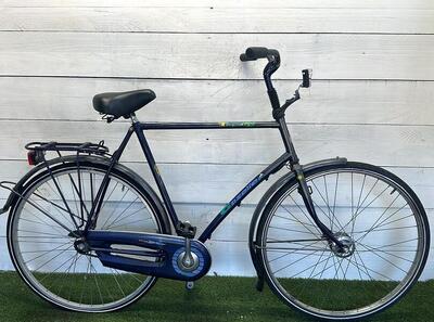 Gazelle stadsfiets bike, blauw