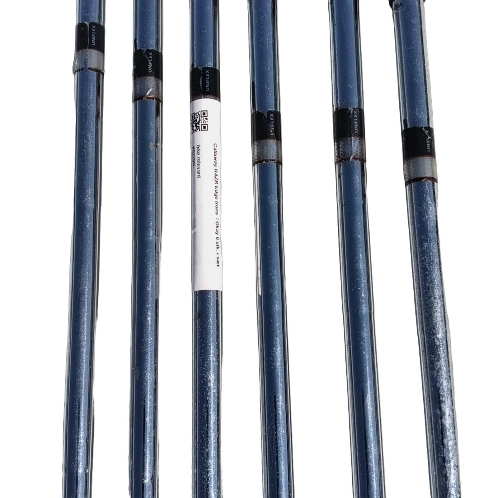 Callaway RAZR Edge IJzerset / 5-9i+SW / Flex Uniflex / Staal 4/7