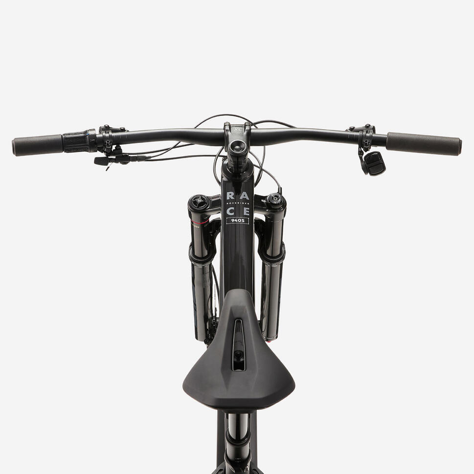 Segunda Vida - ROCKRIDER BTT Carbono XC Race 940 S Preto, tamanho M (164-174cm) 7/8