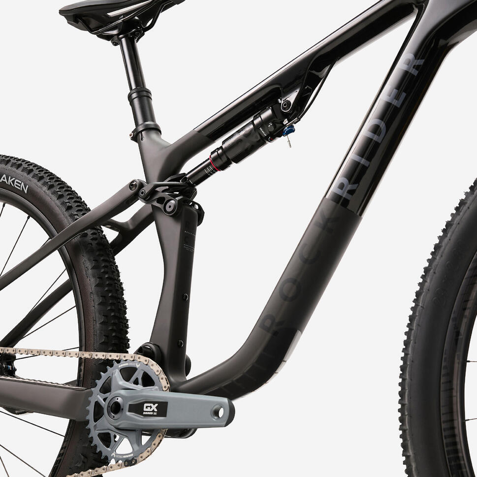 Segunda Vida - ROCKRIDER BTT Carbono XC Race 940 S Preto, tamanho M (164-174cm) 6/8