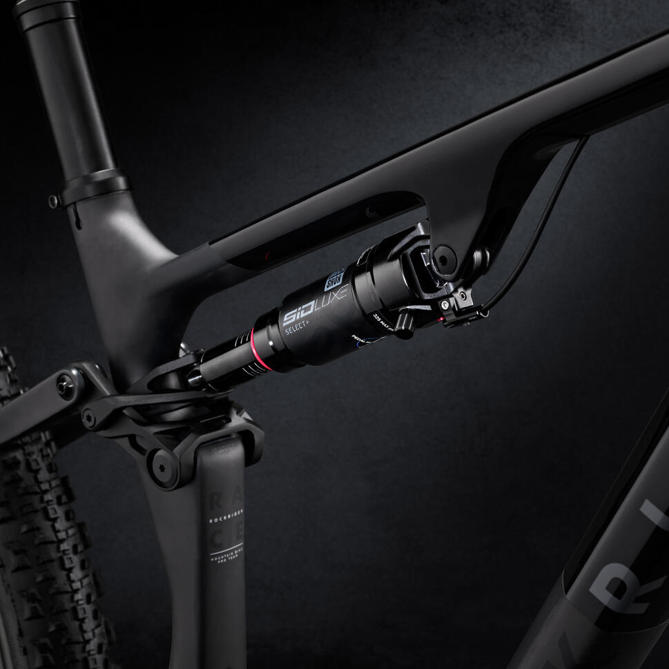 Segunda Vida - ROCKRIDER BTT Carbono XC Race 940 S Preto, tamanho M (164-174cm) 3/8