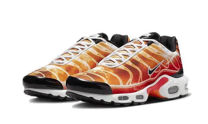 Schoenen - hardlopen - air max plus light - oranje/zwart-wit 2/3