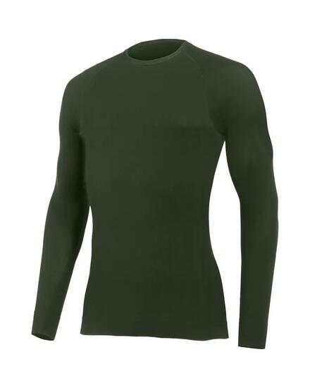 Homme - Cyclisme - Sous-vêtement à manches longues - sans couture, ions argent