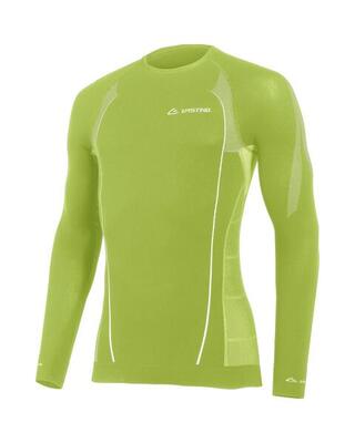 Uomo - Ciclismo - Maglia termica a maniche lunghe senza cuciture ioni d'argento
