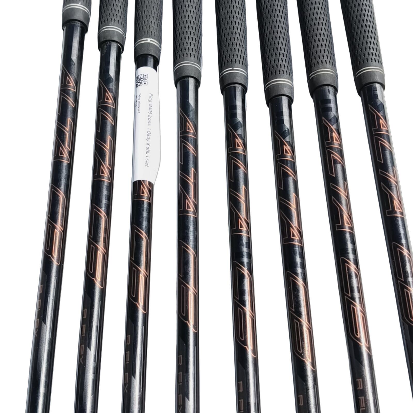 PING G400 IJzerset / 5-PW+GW+SW / Flex Regular / Grafiet 4/7