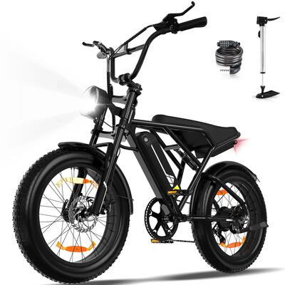 Elektrische fatbike 20" x 4.0 250w 36v 12ah afneembare accu